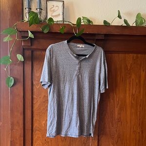 Threads 4 Thought Blue Heathered Casual Shirt